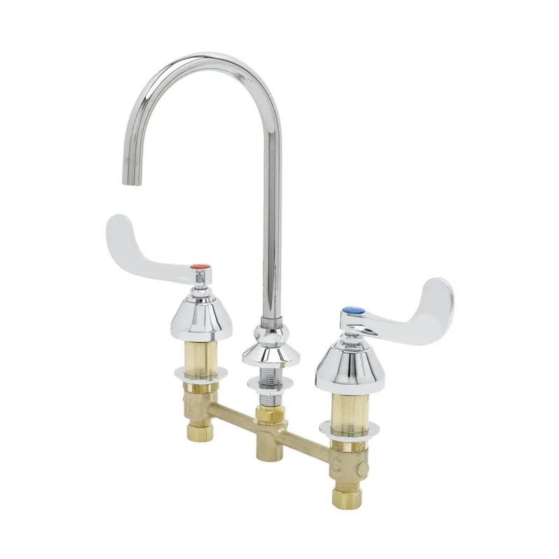 T&S Brass B-2866-05FC15 Concealed Widespread Faucet 1.5 GPM Flow Control