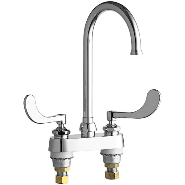 Chicago Faucet 895-317GN2FCXKABCP Deck Mounted Sink Faucet