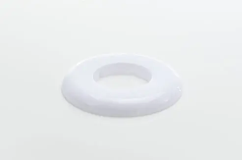 PASCO 2859-W 1-1/4IPS White F&C Plate Polypropylene