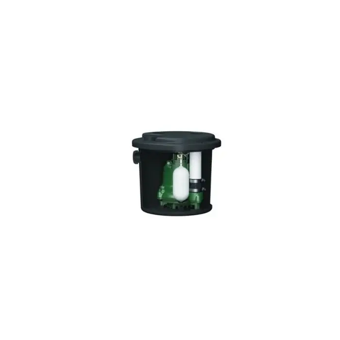 Zoeller 105-0017 Drain Pump, 1/3 - 1/2 Hp, 1 Phase, Bronze/Cast Iron Basin Package System
