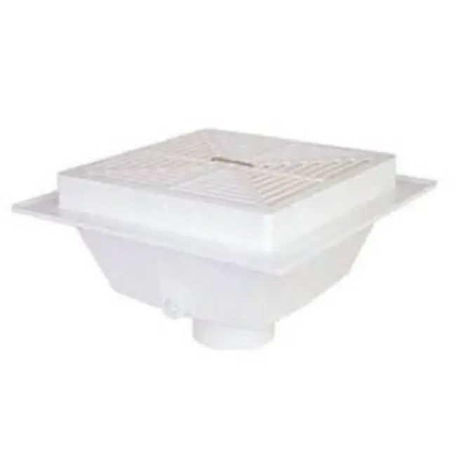 Sioux Chief 861-4P2 4 SQ MAX W/ 1/2 PVC GRATE SCH 40