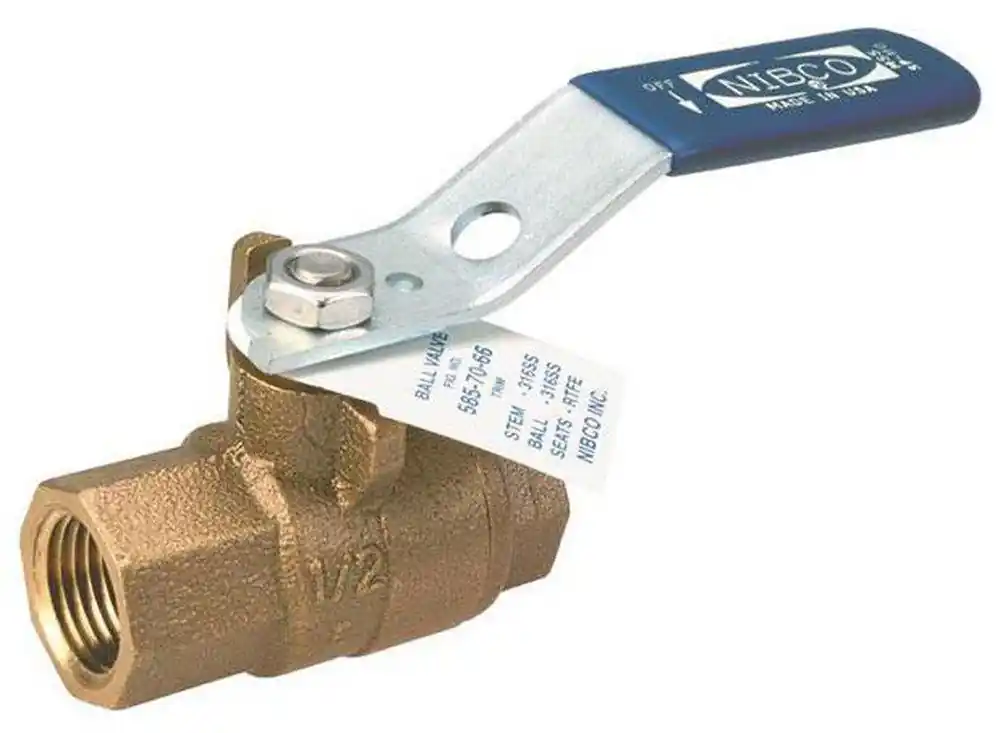 NIBCO NL95H05 T-585-70-66 3/8 in. Bronze Full Port FNPT 600# Ball Valve