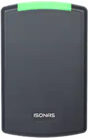 ISONAS R-1-MCT-W Pure IP Wall Mount Wiegand Reader Power Black