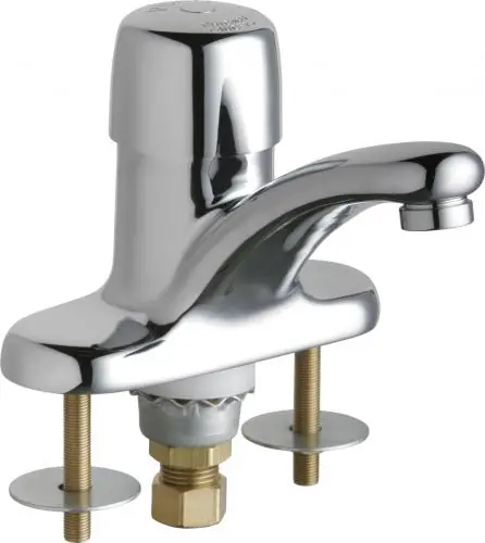 Chicago Faucet 3400-E39VPABCP Lavatory Fitting Deck Mounted 4''