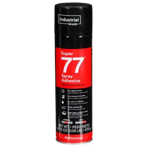 3M 77-SUPER-24OZ Super 77 Multipurpose Spray Adhesive Clear