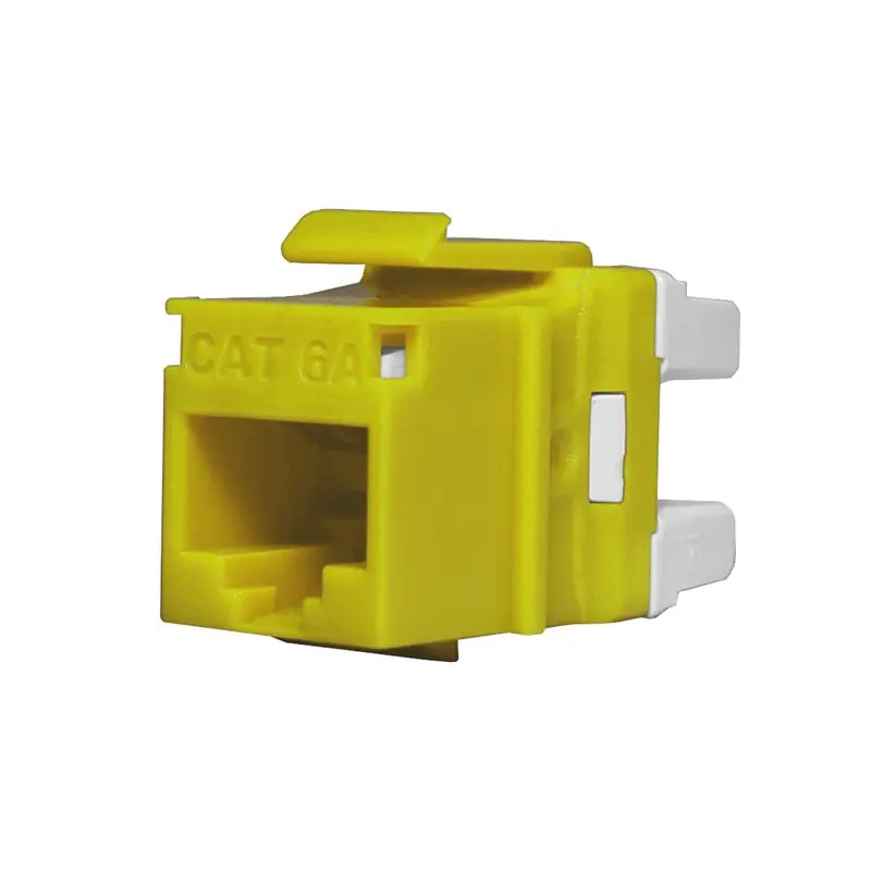 Signamax KJ458MT-C6AC-YE Cat 6A MT-Series Unscreened Keystone Jack Yellow