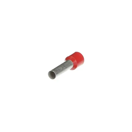 ABB F2044 8 AWG Red 1.063 Inch Electrotinned Copper Nylon Insulated Ferrule