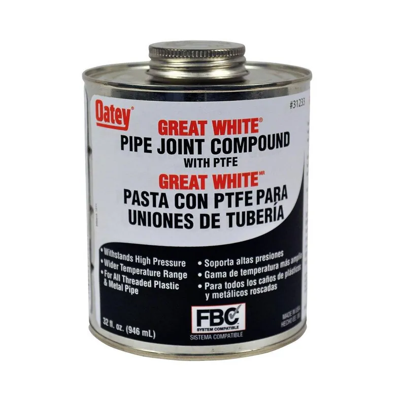 Oatey 31233 Great White 32 oz. White Pipe Joint Compound