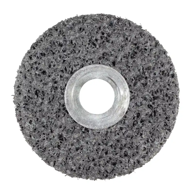 3M 7000120867 Scotch-Brite Clean and Strip Unitized Wheel, 6 in Dia Wheel, 5/8 in Center Hole, 1 in W Face, Extra Coarse Grade