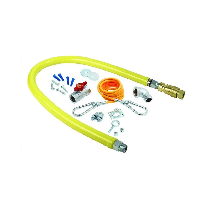 T&S Brass HG-4D-36K Safe.T.Link 36 in. 3/4 in. MNPT Gas Hose