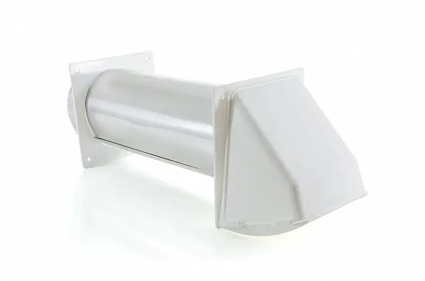 Pasco 1718-W 4 Plastic Dryer Vent Hood White