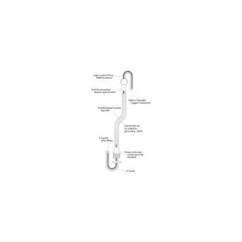 Approved Vendor B08595 Flexible Conduit Connector 2 in Trade