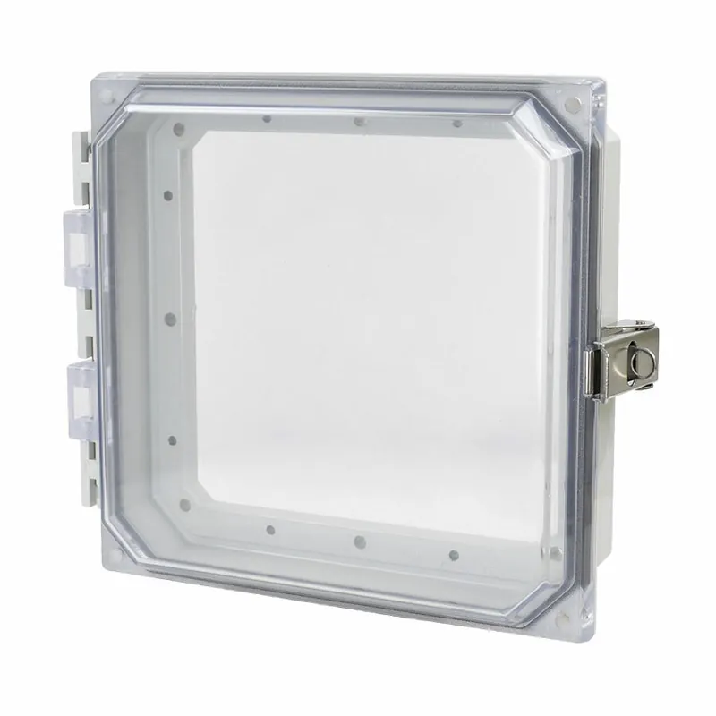 Allied Moulded Products AMHMI88CCL 8X8 HMI CLR CVR KIT HNG SNP LTCH