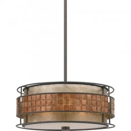 Quoizel Inc MC842CRC Laguna Mini Pendant Ceiling Light, (3) Lamps Incandescent Lamp, 120 V, Renaissance Copper Housing