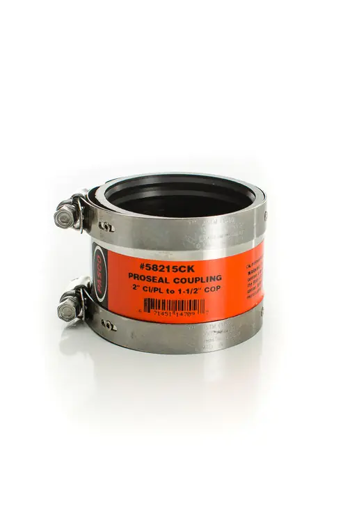 PASCO 58215CK 2CI/PL to 1-1/2 COP PROSEAL CPLG