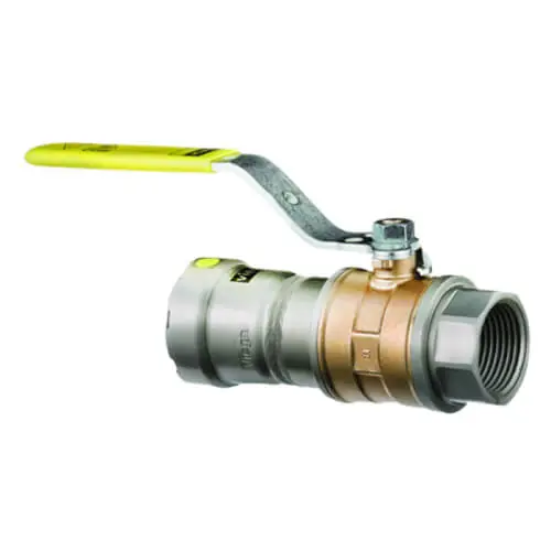 Viega 30655 2 x 2 MegaPressG x MegaPressG 125 PSI Bronze Locking Handle Ball Valve