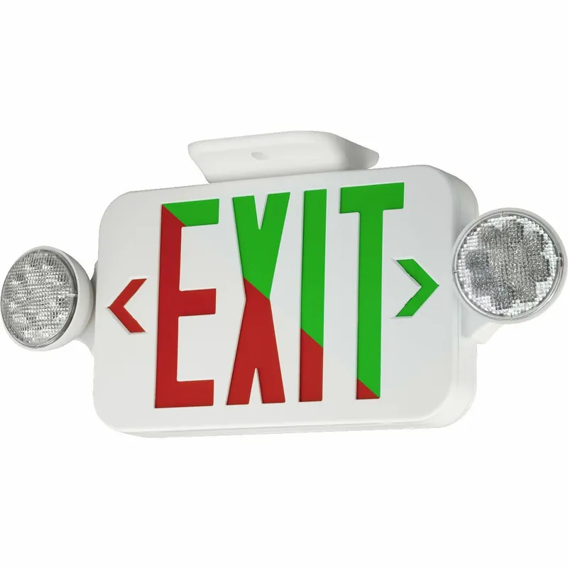 Dual-Lite CCR The Compass Combination Exit Sign/Emergency Light 120/277