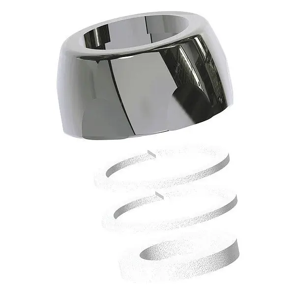 Chicago Faucets 226-TJKABCP Washer and Nut in Chrome-Plated