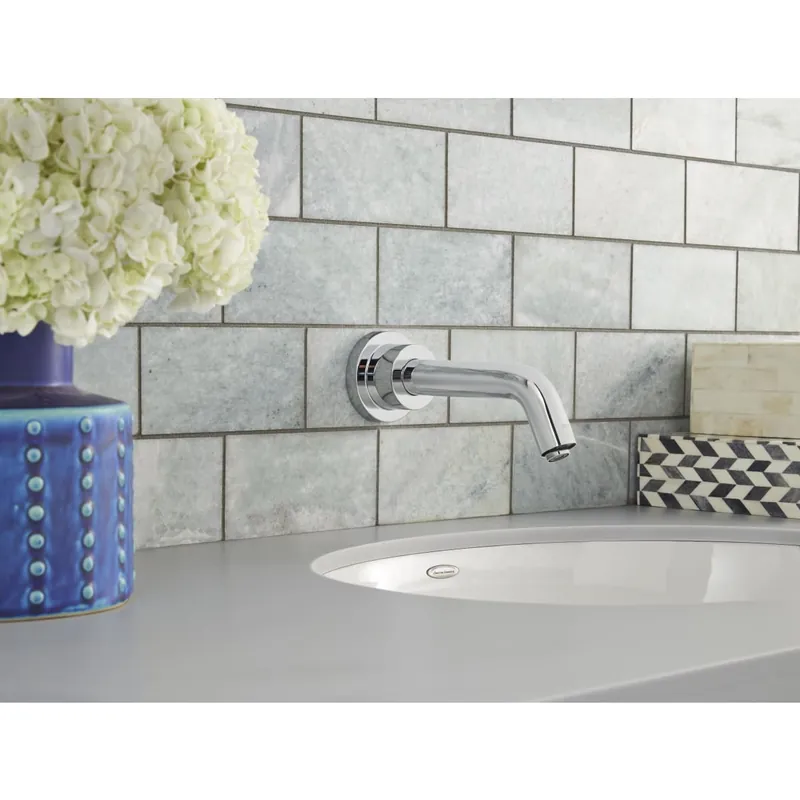 American Standard T064356.002 Serin Touchless Wall-Mount Trim Battery-Powered 0.35 gpm/1.3 Lpm