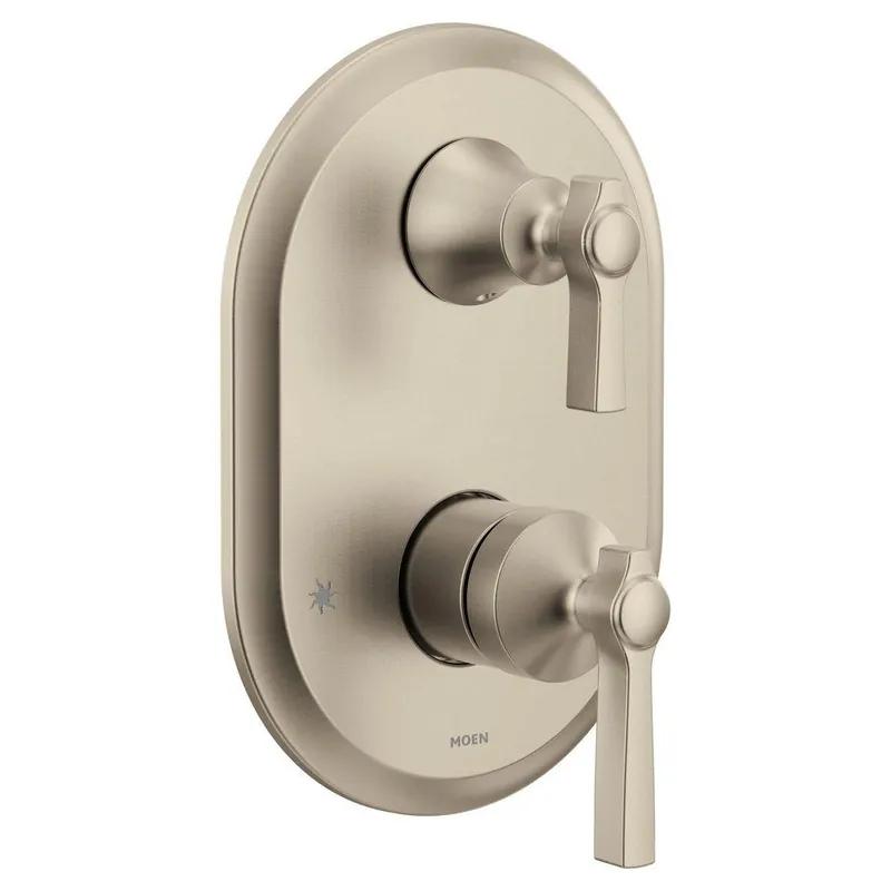 Moen UTS2411BN Flara Two Handle Diverter Valve Trim in Brushed Nickel