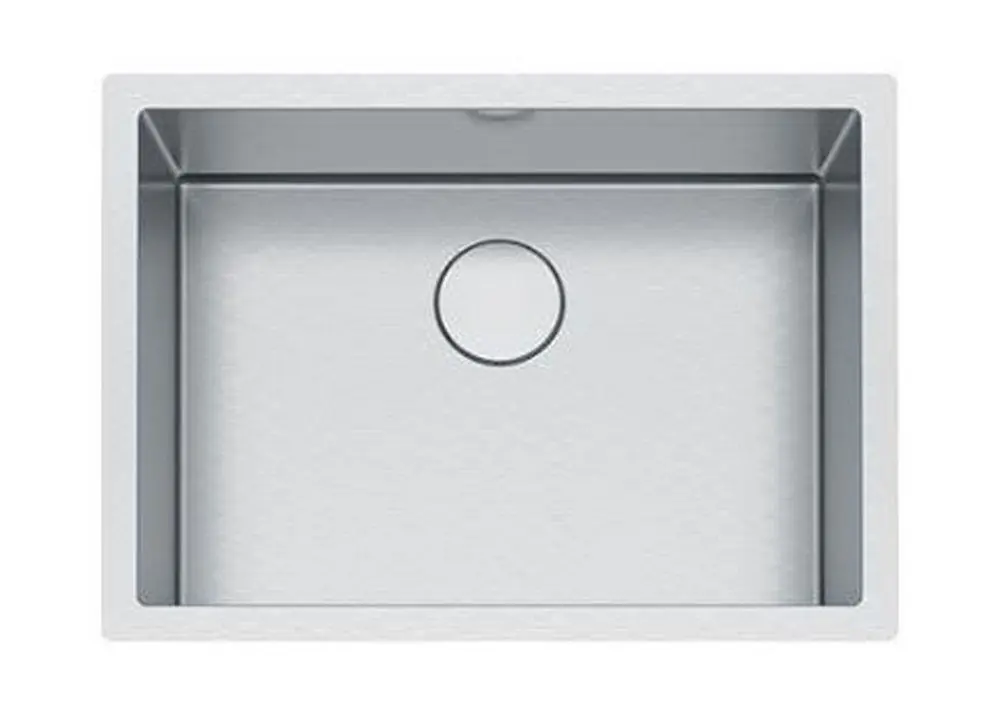 Franke PS2X110-24-12 Professional 2 26-1/2 x 19-1/2 in No-Hole Single Bowl Undermount Kitchen Sink in Stainless Steel