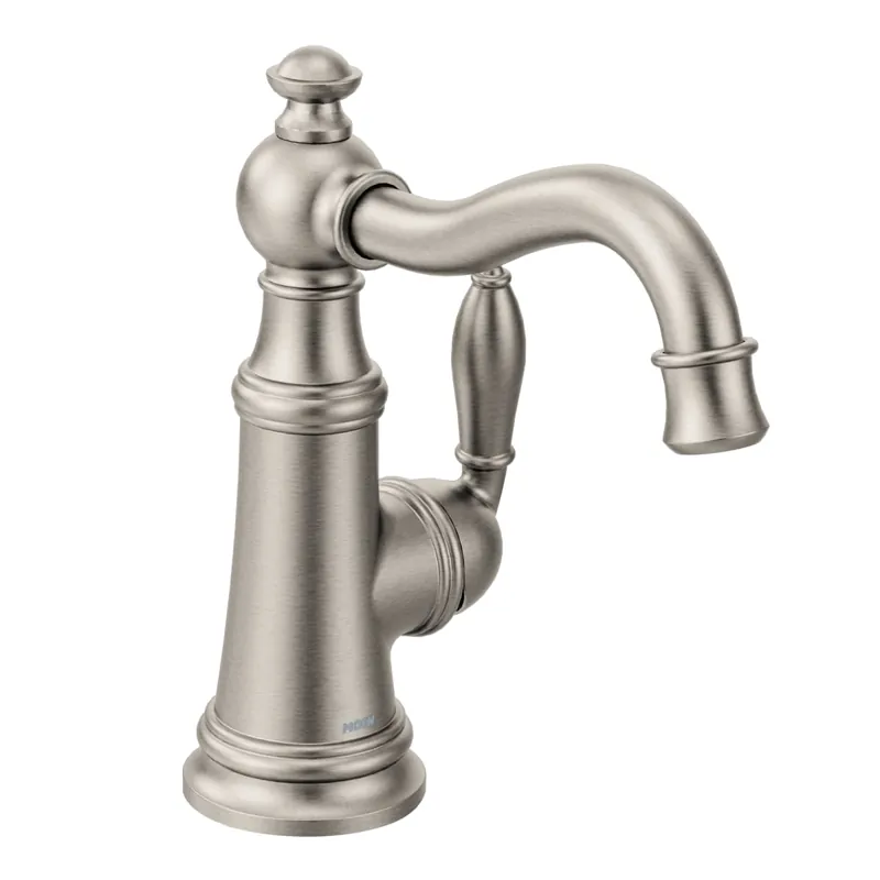 Moen S62101SRS Weymouth Single-Handle Bar Faucet in Spot Resist Stainless