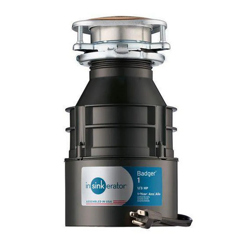 InSinkErator 79880A-ISE Badger 1 Continuous Feed Garbage Disposal with Power Cord