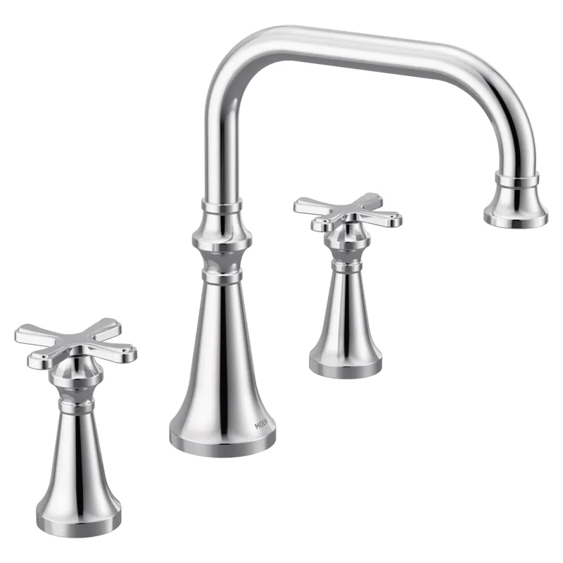 Moen TS44505 Colinet Two Handle Deck-Mount Roman Tub Faucet Trim Valve Required