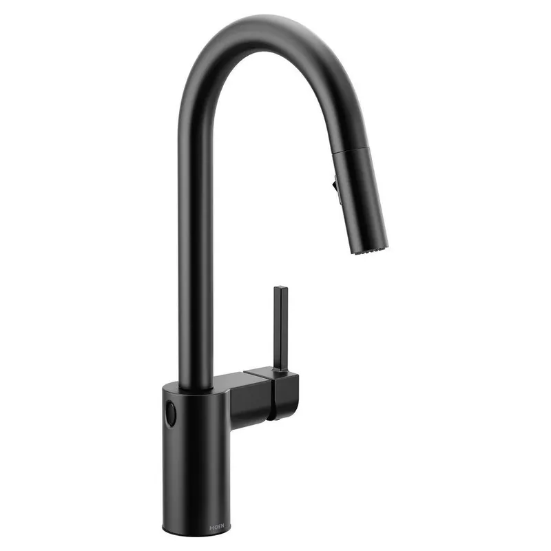 Moen 7565EWBL Align Single Handle Pull Down Touchless Kitchen Faucet