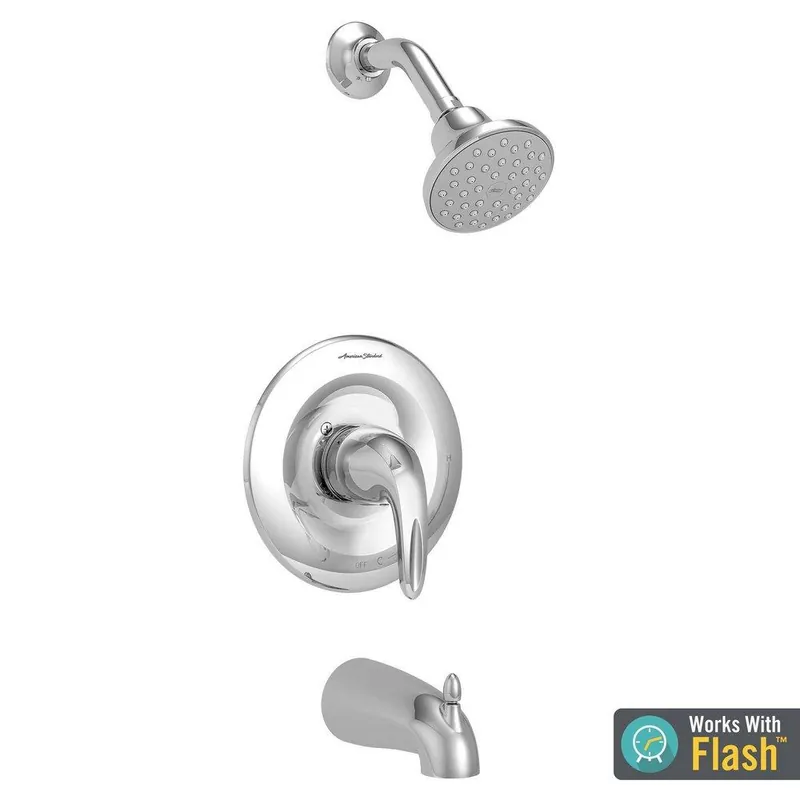 American Standard TU385508.002 Reliant 3 One Handle Single Function Bathtub & Shower Faucet in Polished Chrome (Trim Only)