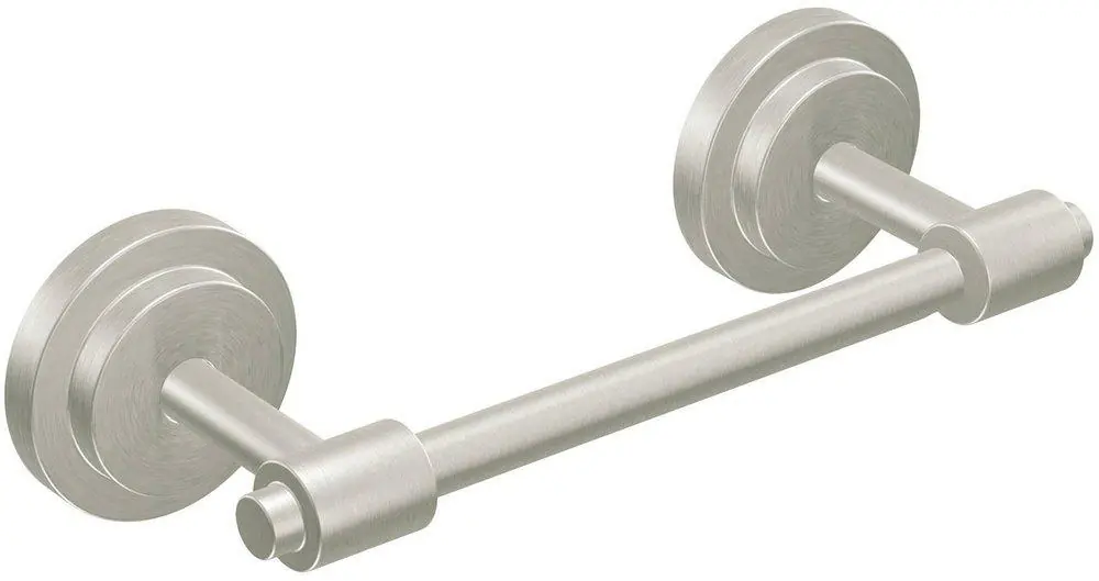 Moen DN0708BN Iso Wall Mount Toilet Tissue Holder in Brushed Nickel