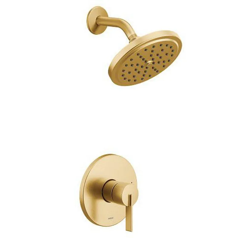Moen UT2262EPBG Cia One Handle Single Function Shower Faucet in Brushed Gold (Trim Only)