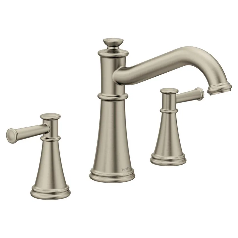 Moen T9023BN Belfield Two Handle Roman Tub Faucet in Brushed Nickel