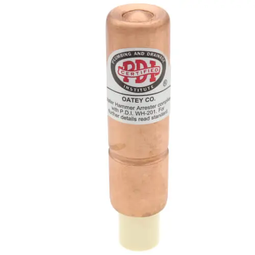 Oatey 34459 1/2 Quiet Pipes Male CPVC Straight Hammer Arrestor Size AA