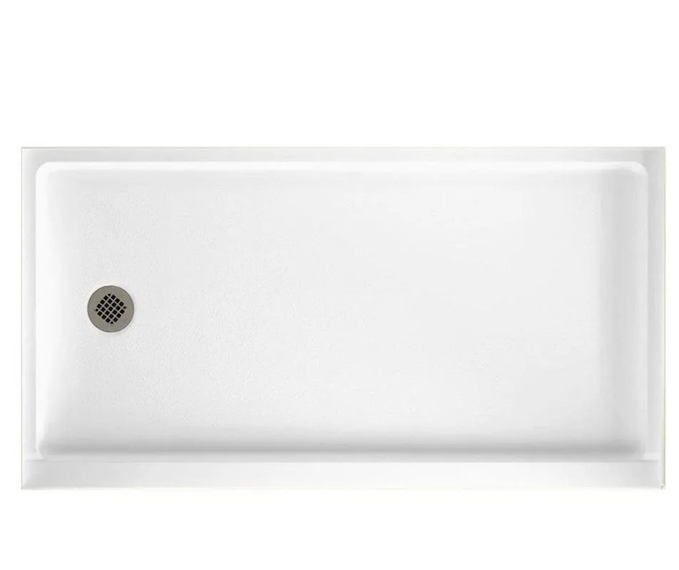 Swan Corporation FR03260RM.010 Veritek® 32 in x 60 in Shower Base with Right Drain