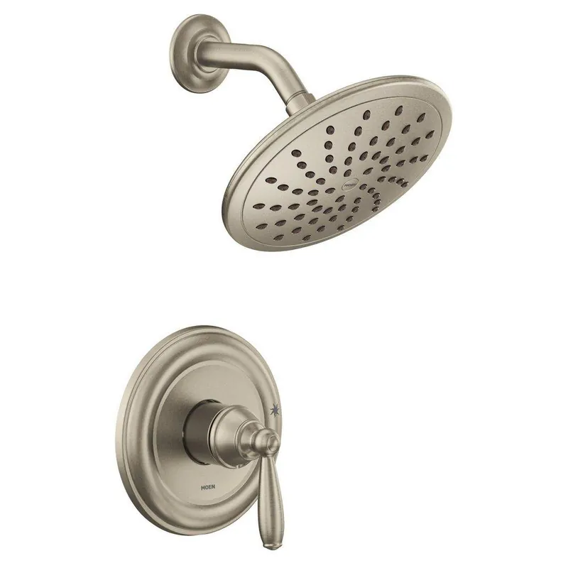 Moen UT2252EPBN Brantford 1 Handle Single Function Shower Faucet in Brushed Nickel (Trim Only)
