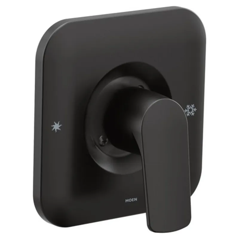 Moen T2811BL Rizon Single Handle Pressure Balancing Valve Trim in Matte Black