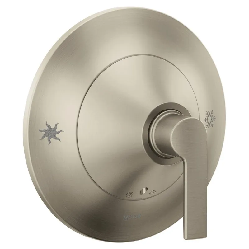 Moen TS2201BN Doux Single Handle Pressure Balancing Valve Trim in Brushed Nickel