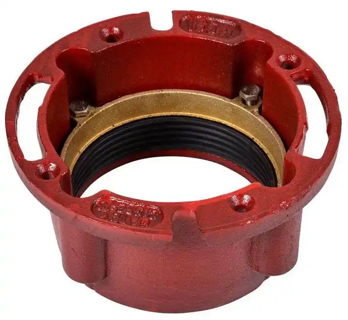 Oatey 42257 165 Deepset Closet Flange, 4 In Pipe, Cast Iron, Import