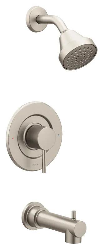 Moen T2193BN Align Posi-Temp Tub/Shower Faucet Trim Kit in Brushed Nickel