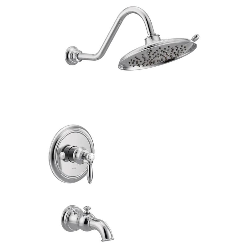 Moen UTS33103EP Weymouth M-CORE 3-Series 1-Handle Eco-Performance Tub and Shower Trim Kit in Chrome