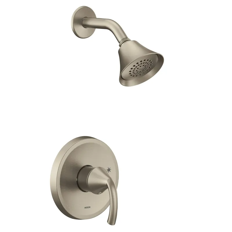 Moen UT2742EPBN Glyde M-Core 2-Series Eco Performance 1-Handle Shower Trim Kit in Brushed Nickel (Valve Sold Separately)