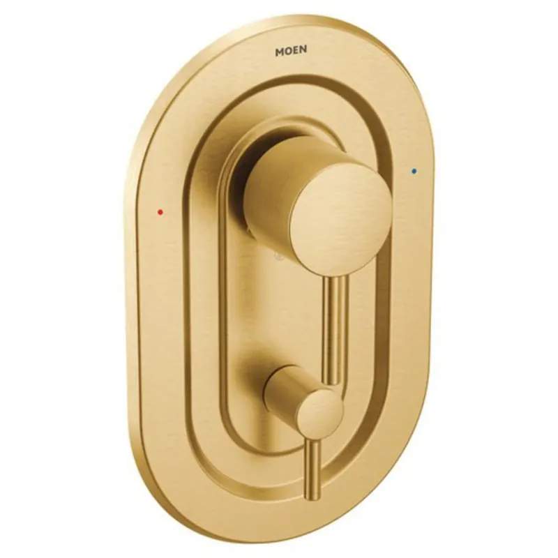 Moen T2190BG Align Two Handle Pressure Balancing Valve Trim in Brushed Gold