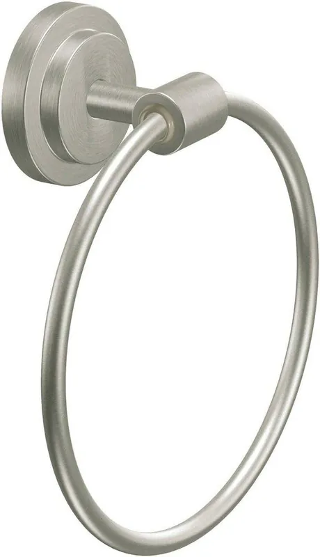 Moen DN0786BN Iso Round Closed Towel Ring in Brushed Nickel