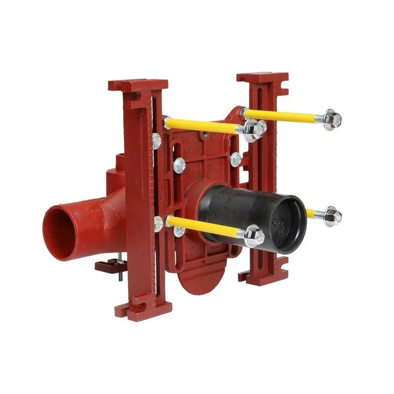 Mifab MC-10R MC-10 Series Cast Iron Right Hand Horizontal Water Closet Carrier with Hardware