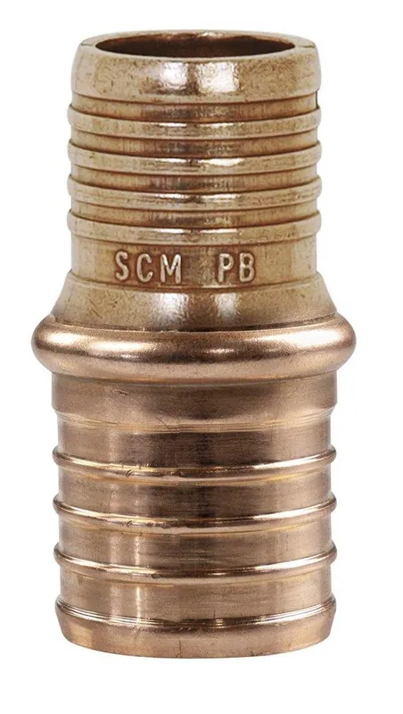 Sioux Chief 645X3G PowerPEX 3/4 in. Copper PEX Crimp x 3/4 in. Polybutylene Connection Adapter