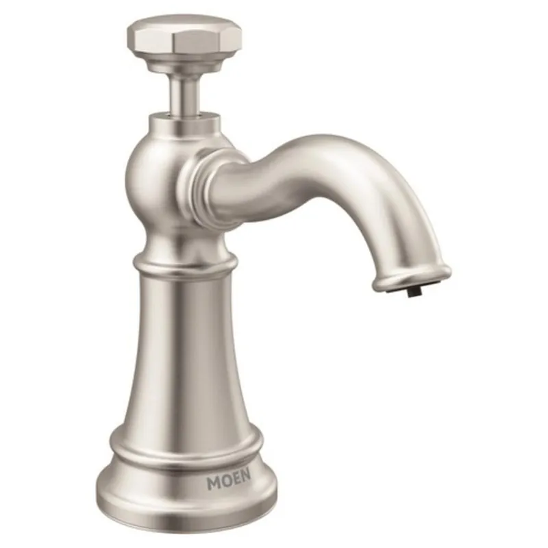 Moen S3955SRS Paterson 5-5/16 in. 18 oz. Kitchen Soap Dispenser in Spot Resist Stainless