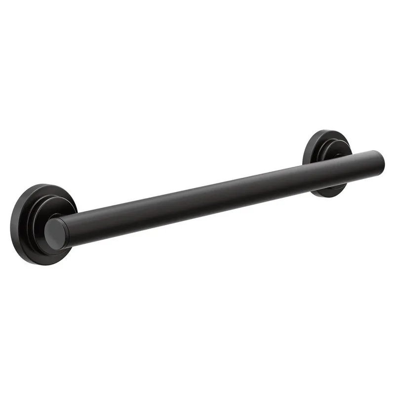 Moen YG0718BL Iso 18 in. Grab Bar in Matte Black