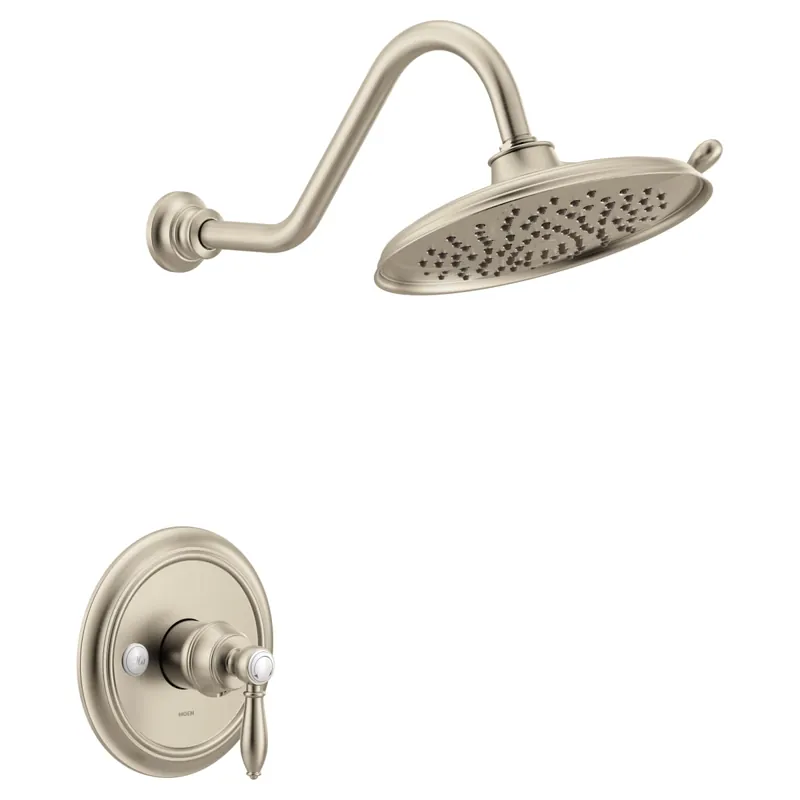 Moen UTS33102EPBN Weymouth M-CORE 3-Series 1-Handle Eco-Performance Shower Trim Kit in Brushed Nickel