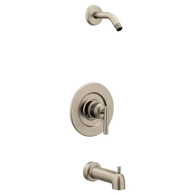 Moen T2903NHBN Gibson One Handle Single Function Bathtub & Shower Faucet in Brushed Nickel (Trim Only)